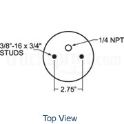 Firestone Replacement Air Spring - 1/4" NPT